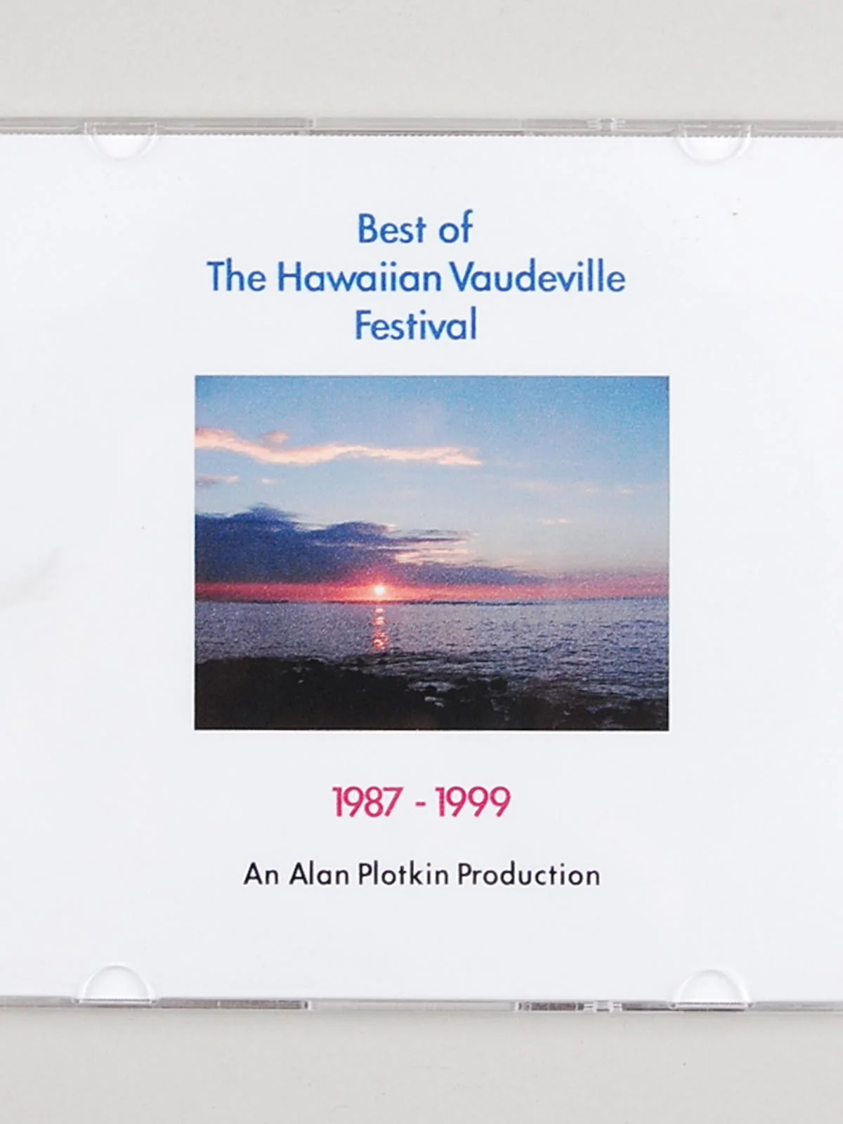 Best of Hawiian Vaudeville Festival '87 - '99 DVD