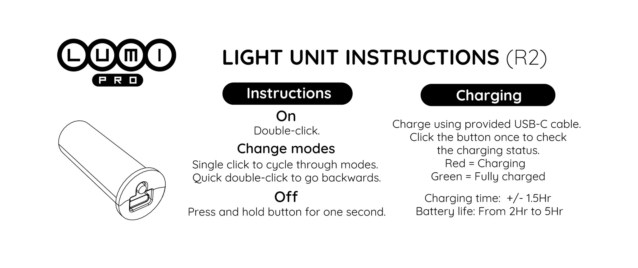 Lumi Pro Rechargeable LED Poi - Image 4