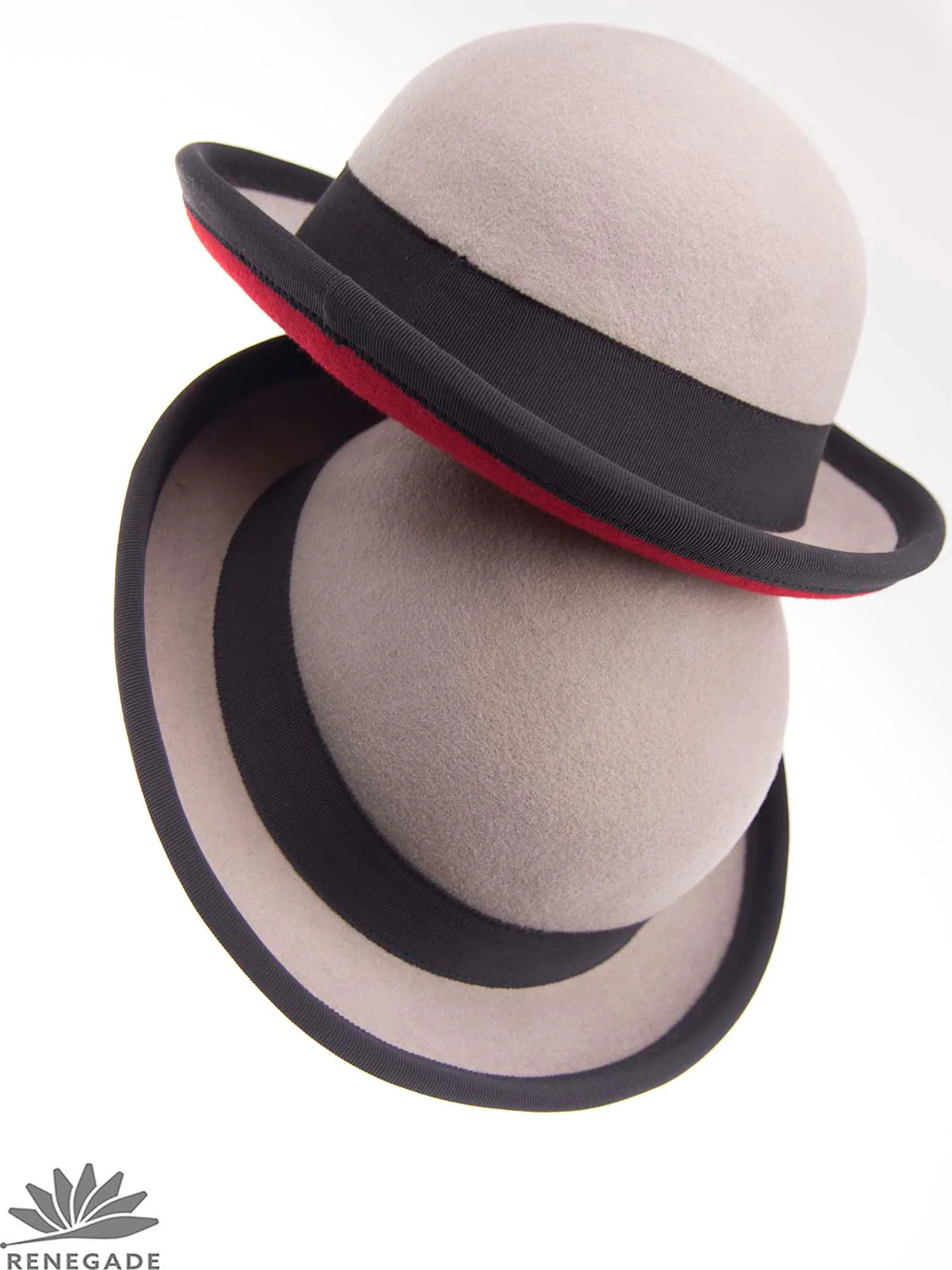 Poll Hat Low Crown Two-Tone Colors - Image 2