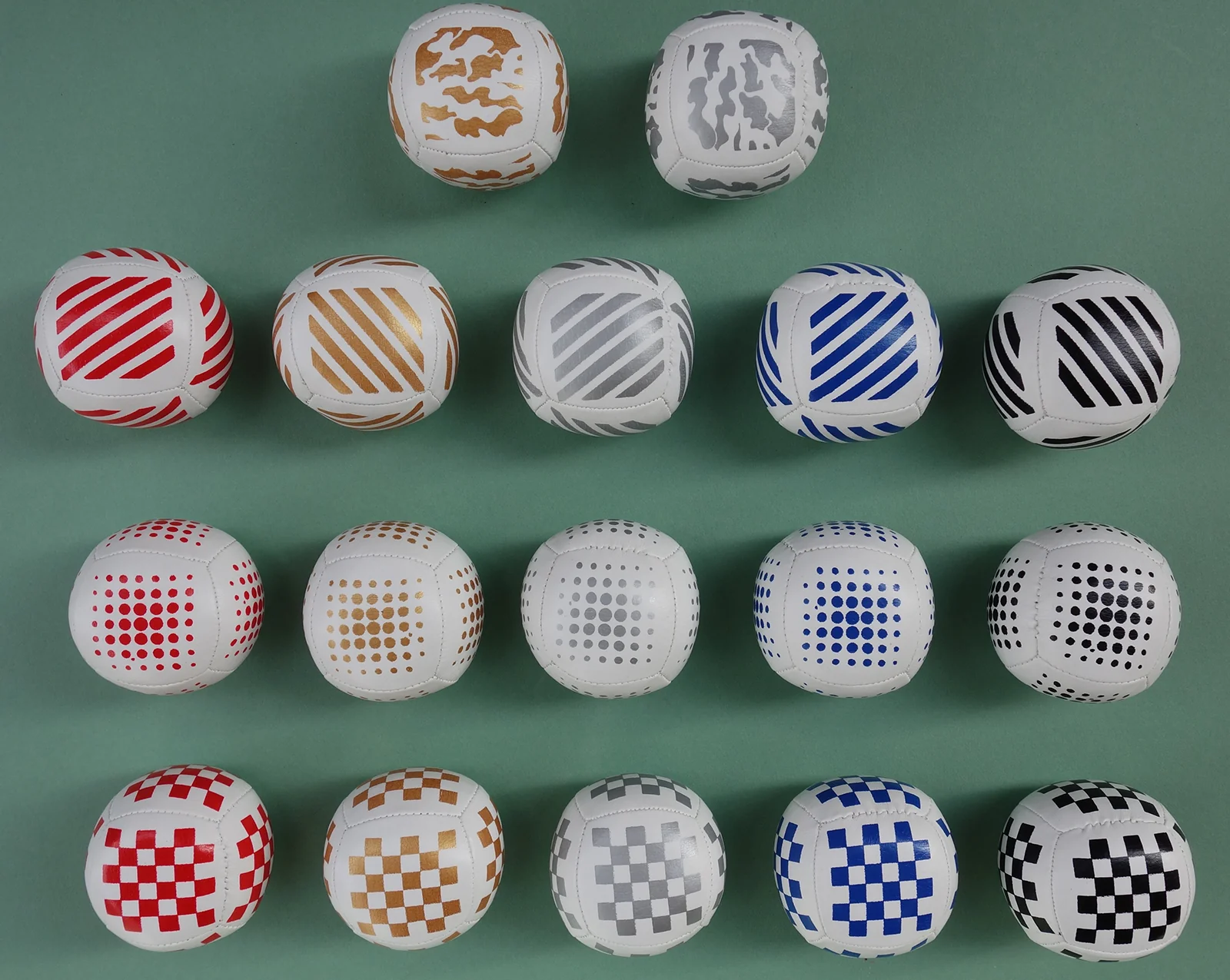 Printed PU Beanbag Six Panel (69mm, 135 grams) - Image 2