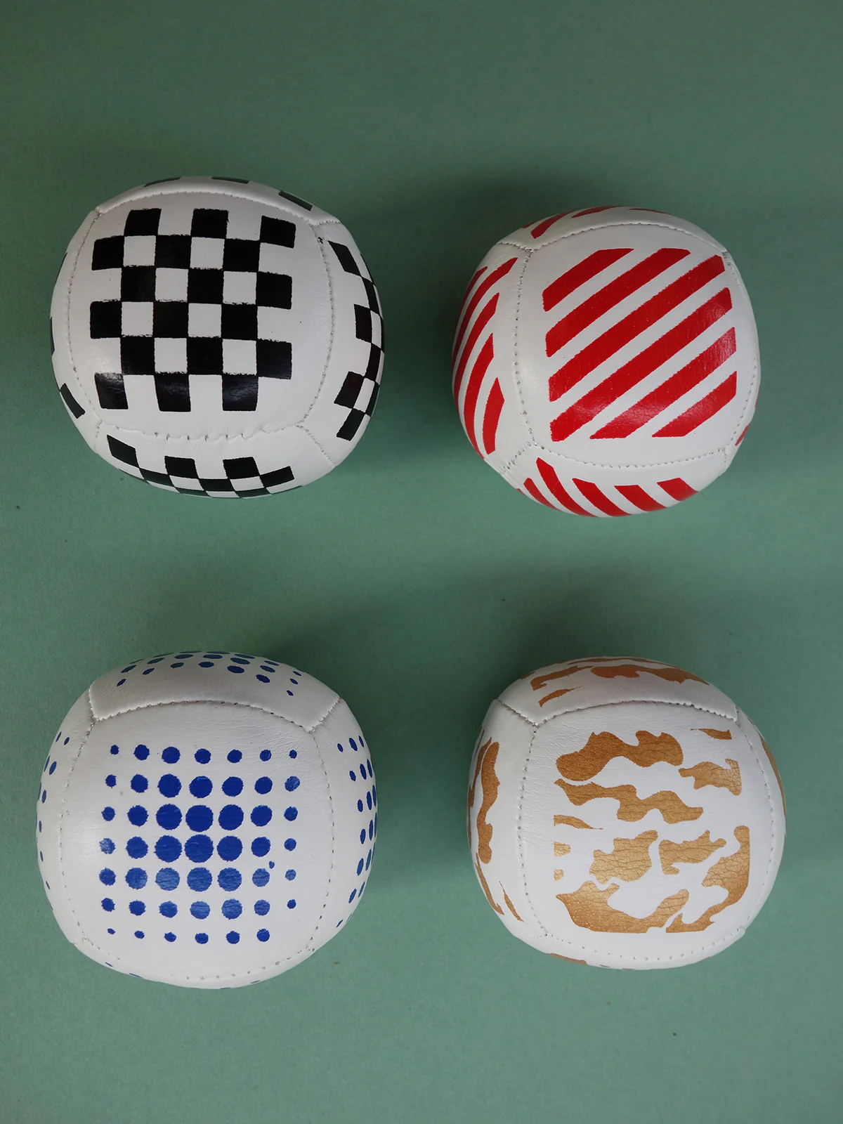 Printed PU Beanbag Six Panel (72mm, 140 grams) - Image 3