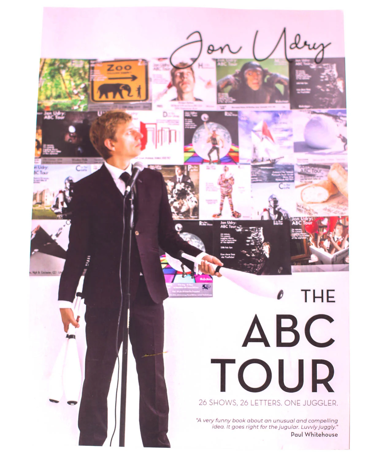 The ABC Tour: 26 Shows, 26 Letters, One Juggler